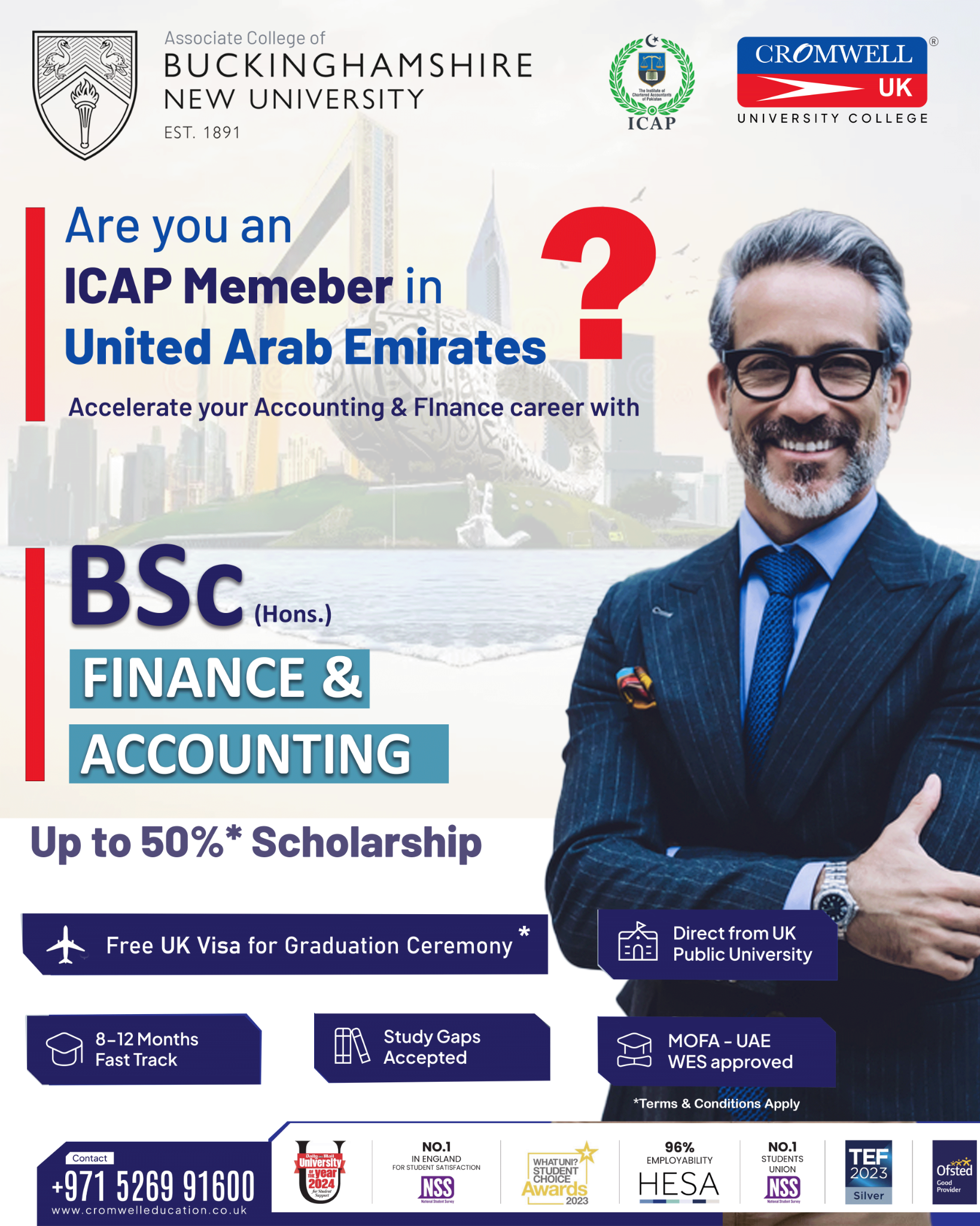 Cromwell UK Facebook ad: For ππππ πππ¦πππ« in UAE | BSc in Finance &β¦