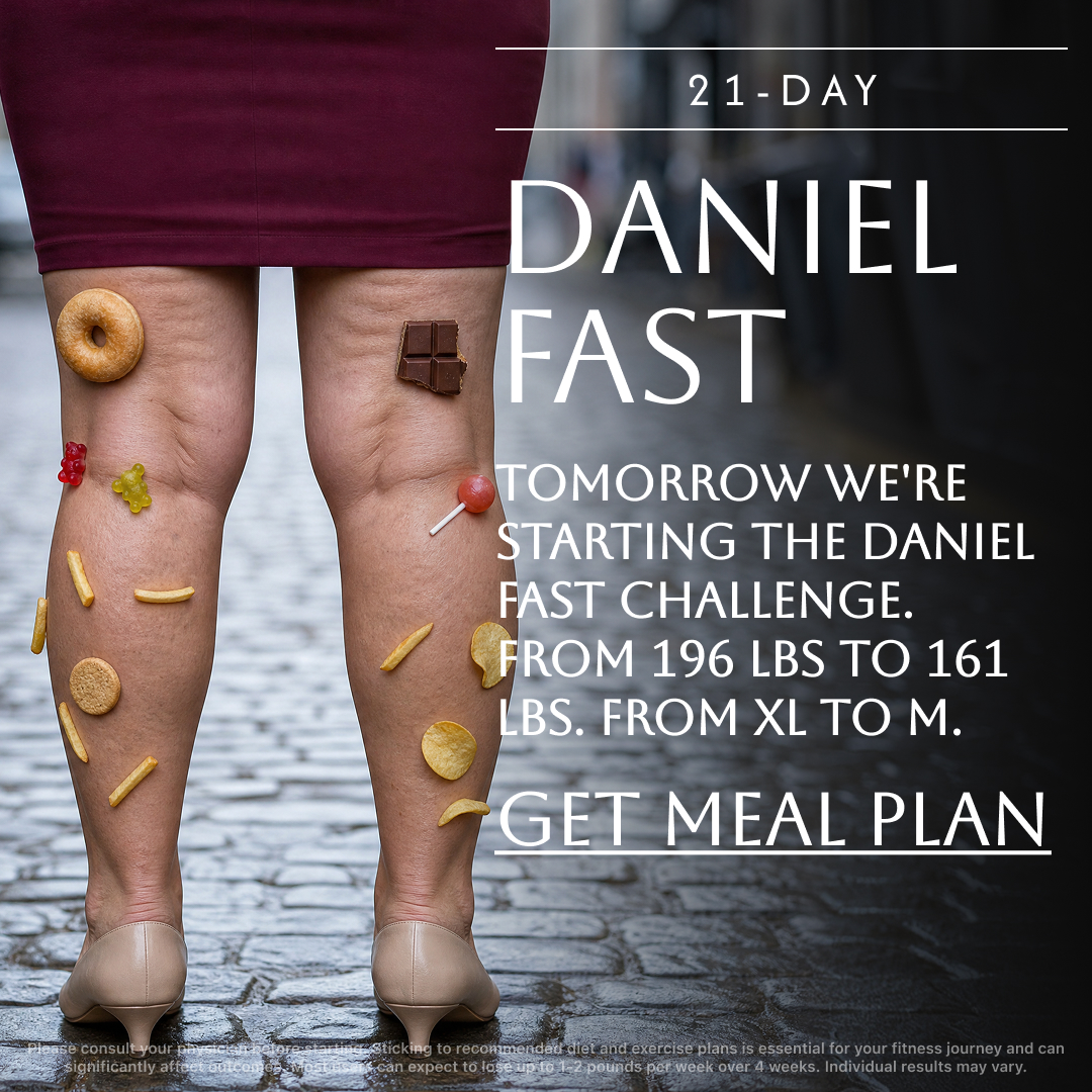 Daniel Fast Diet Plan Facebook ad: Start Your Daniel Fast Challenge