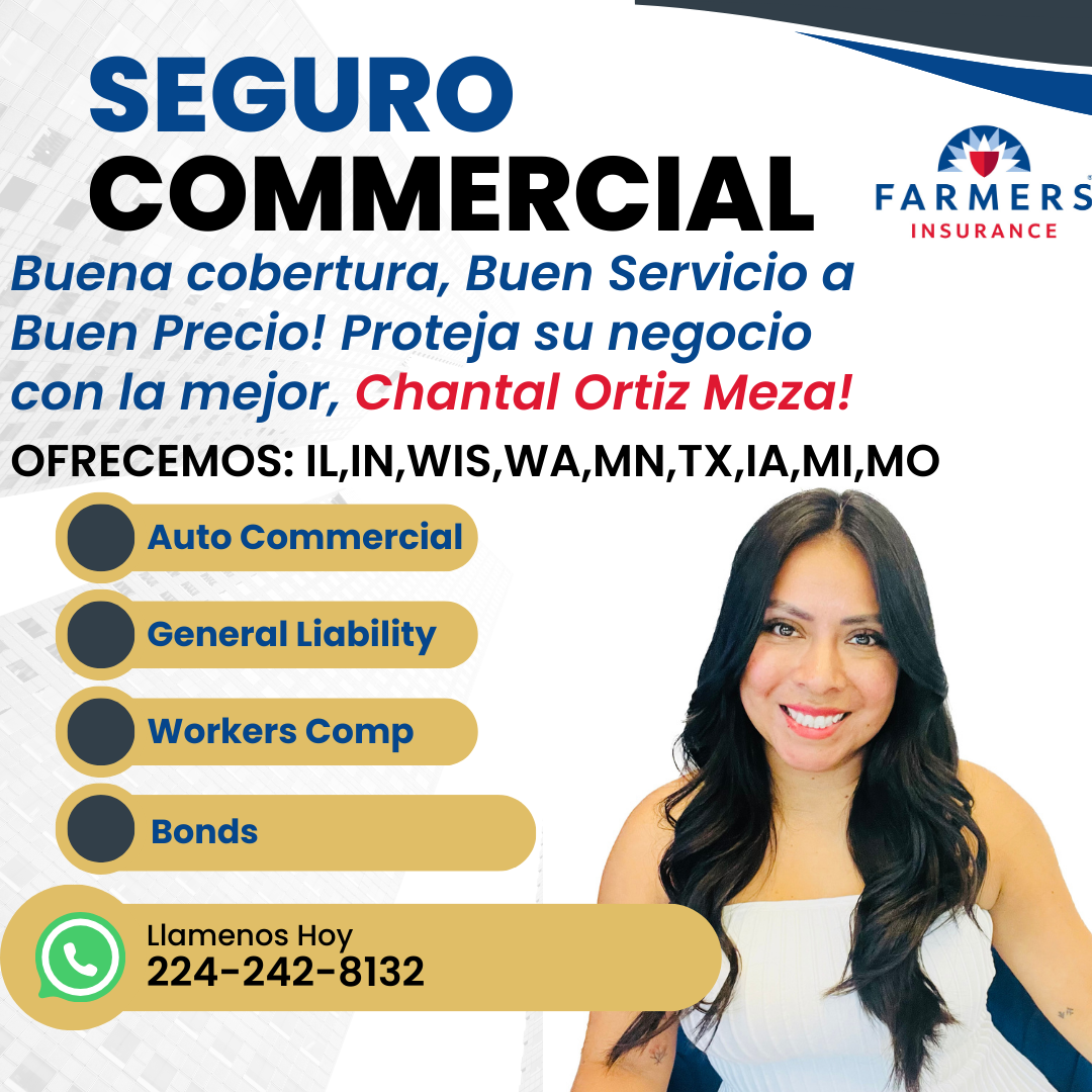 Chantal Ortiz Meza Farmers Insurance Agent Facebook ad