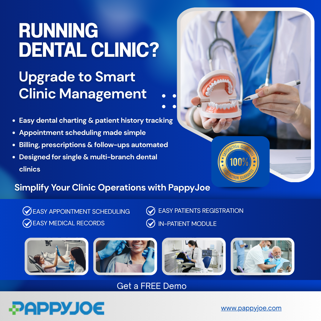 PappyJoe Facebook ad: Clinic Management Software