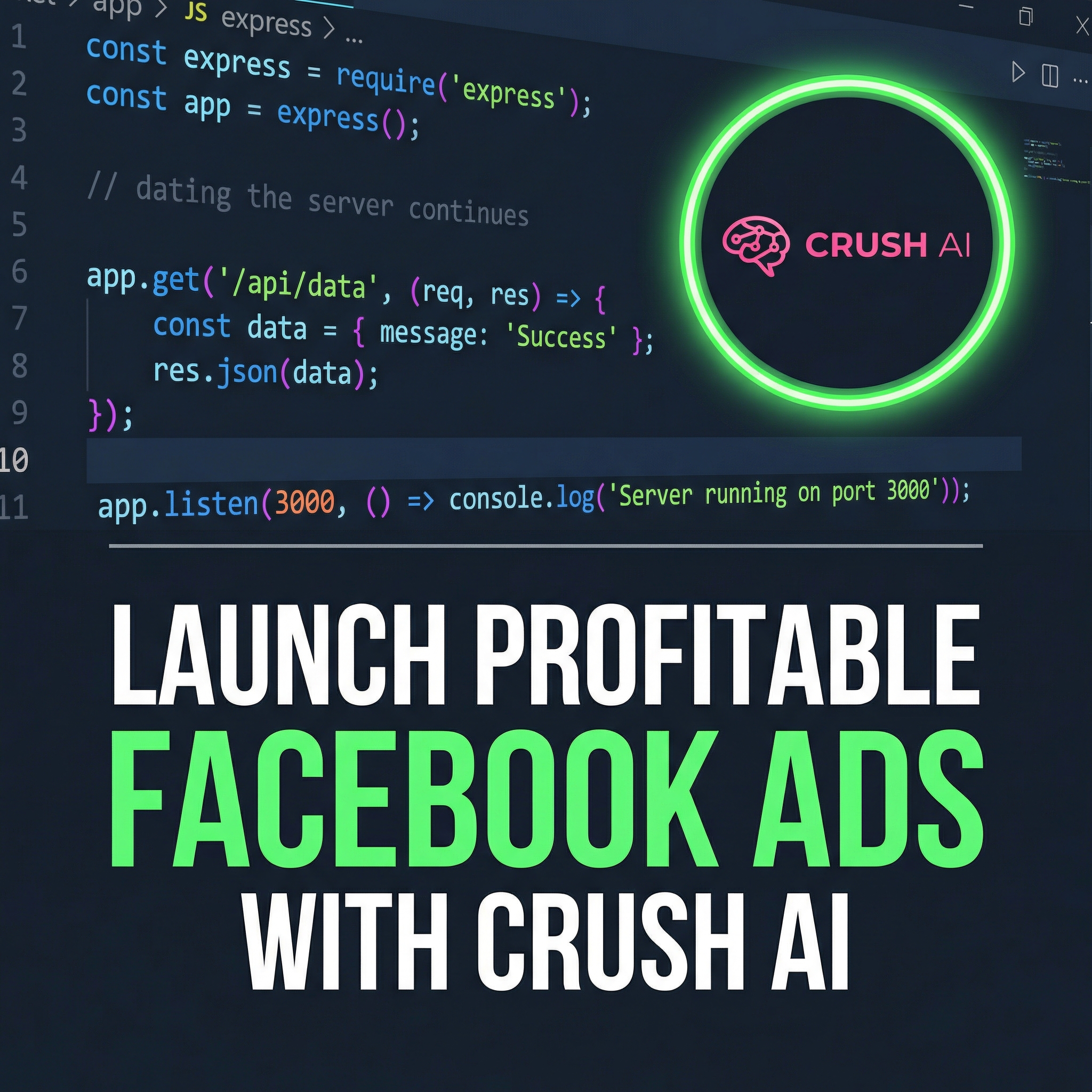 trycrush.ai Facebook ad