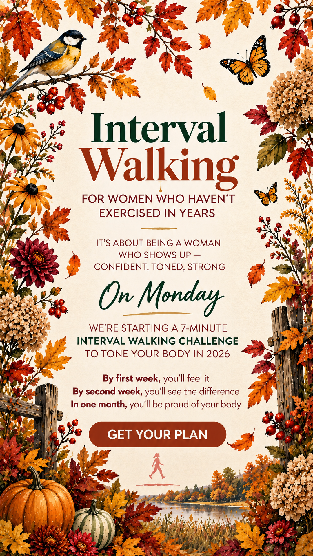 WalkFit Daily Walking Plan Facebook ad