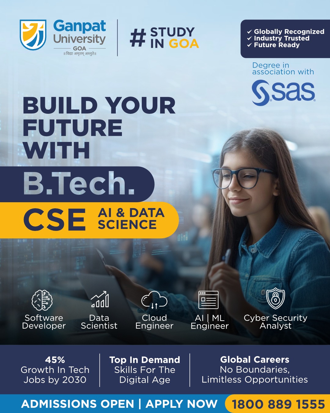 Ganpat University Goa Facebook ad