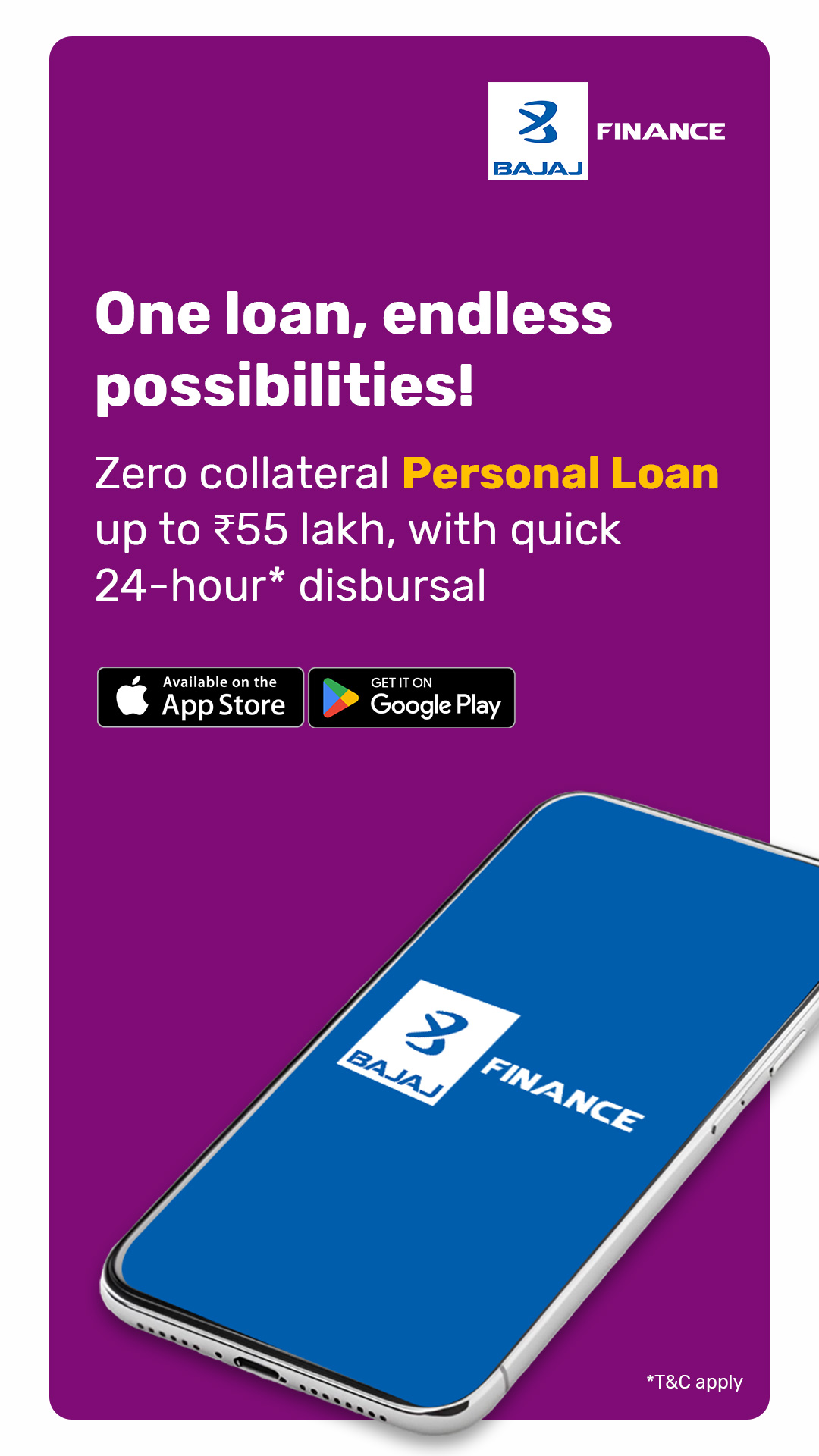 Bajaj Finserv Facebook ad