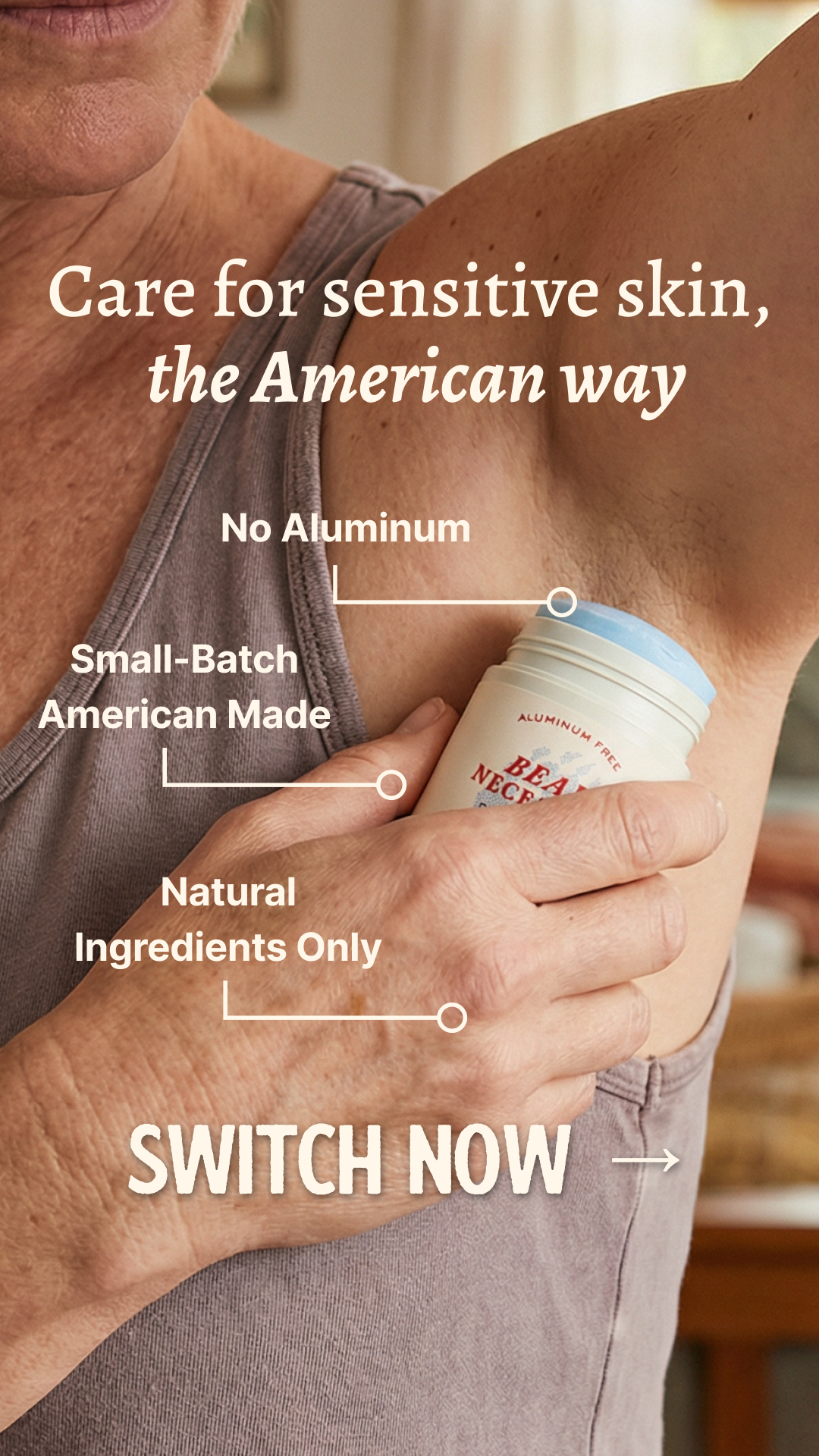 Papabear Naturals Facebook ad