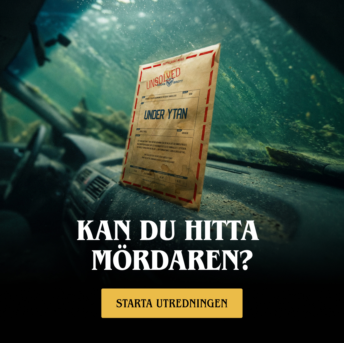 ARKIV by Unsolved - Mordgåtor att lösa hemma Facebook ad: Mordgåta hemma ikväll?