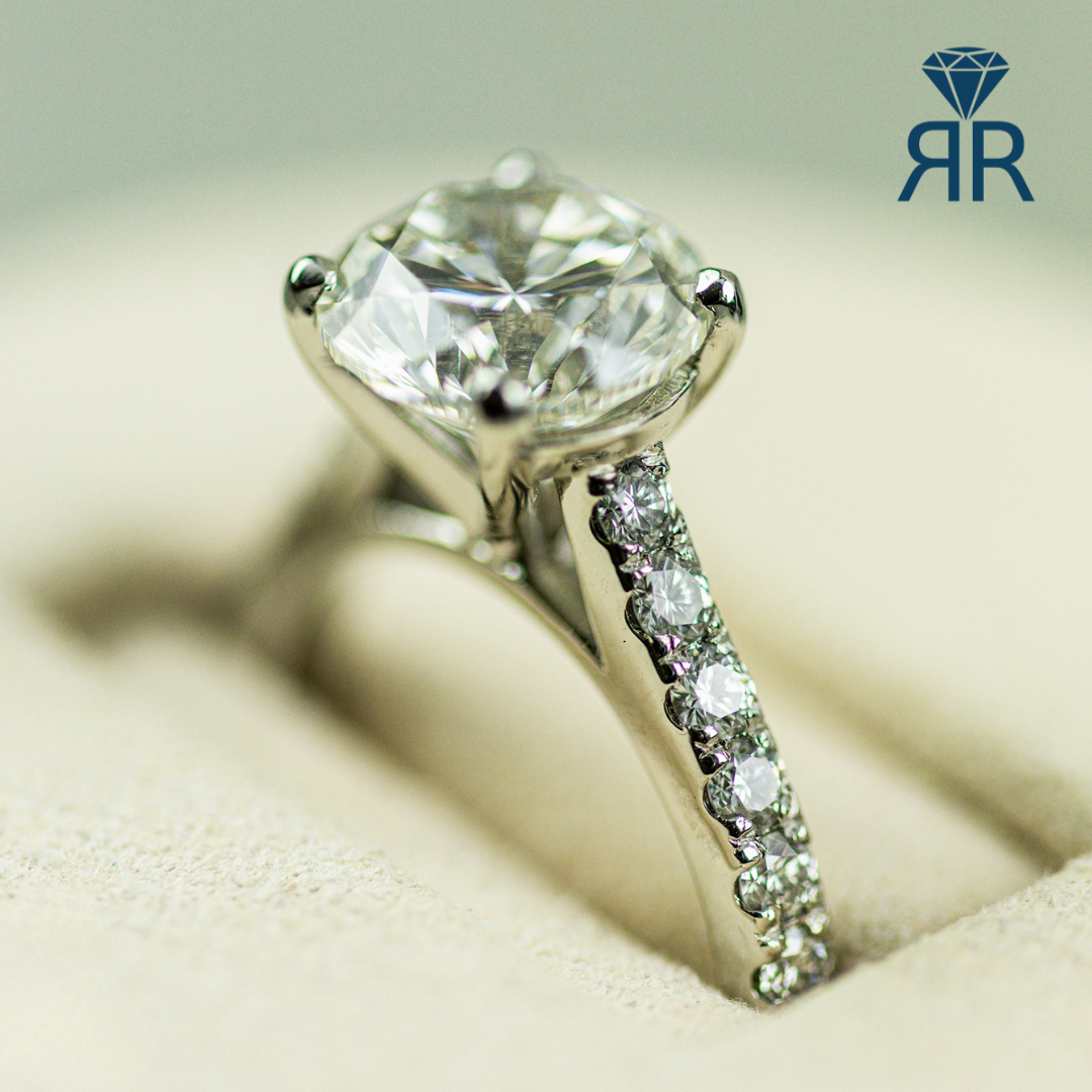 RR Jewellers Ltd Facebook ad: Whether you’re planning a proposal, upgrading your diamonds…
