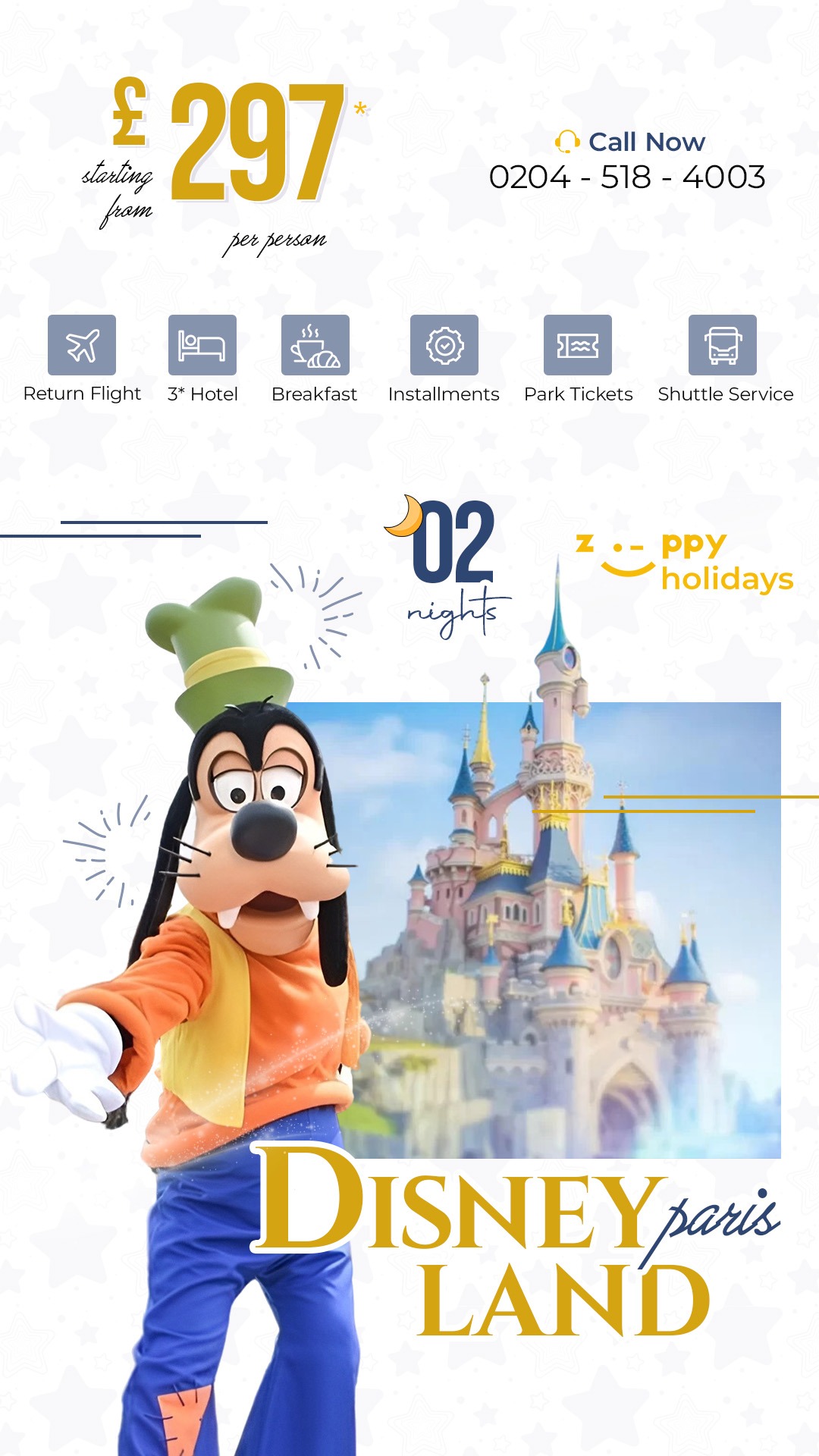 Zippy Holidays Facebook ad from Feb 19, 2026