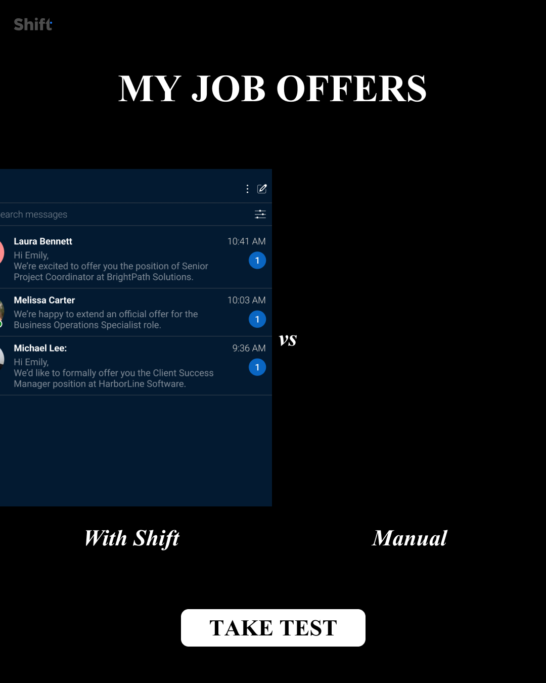 Shift - Transform Your Career Facebook ad