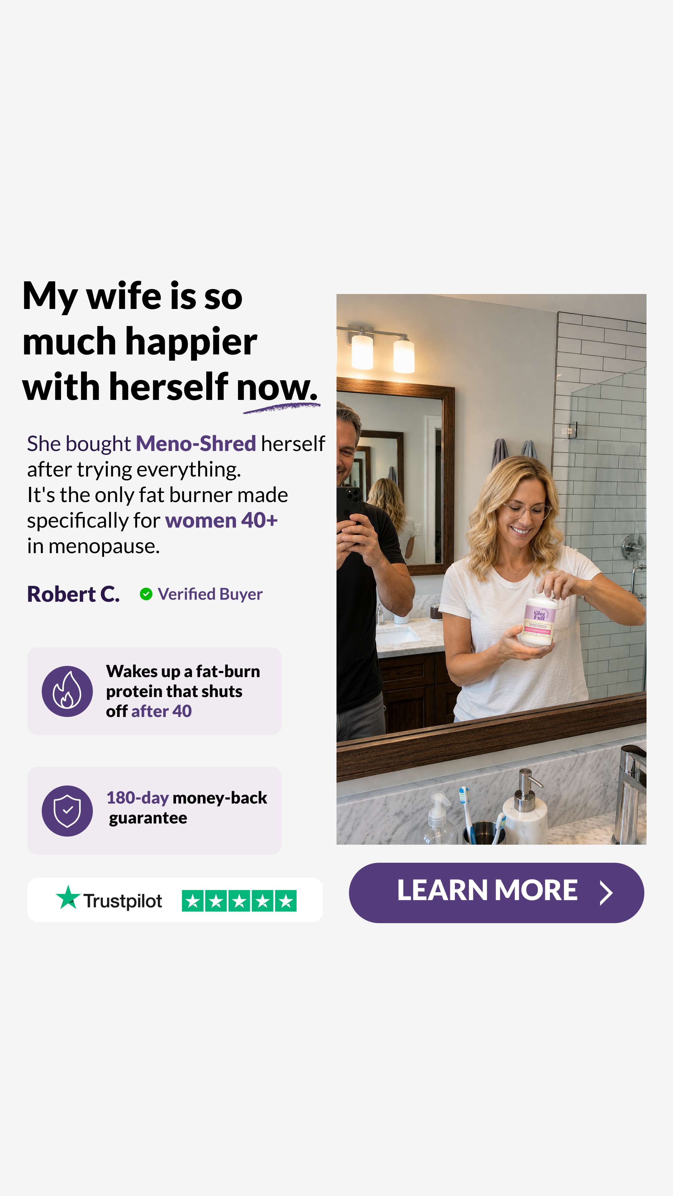 GleeFull Facebook ad
