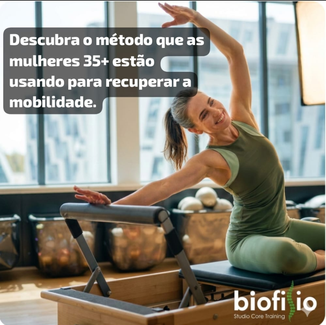 Atendente Biofisio Facebook ad: agende sua aula experimental
