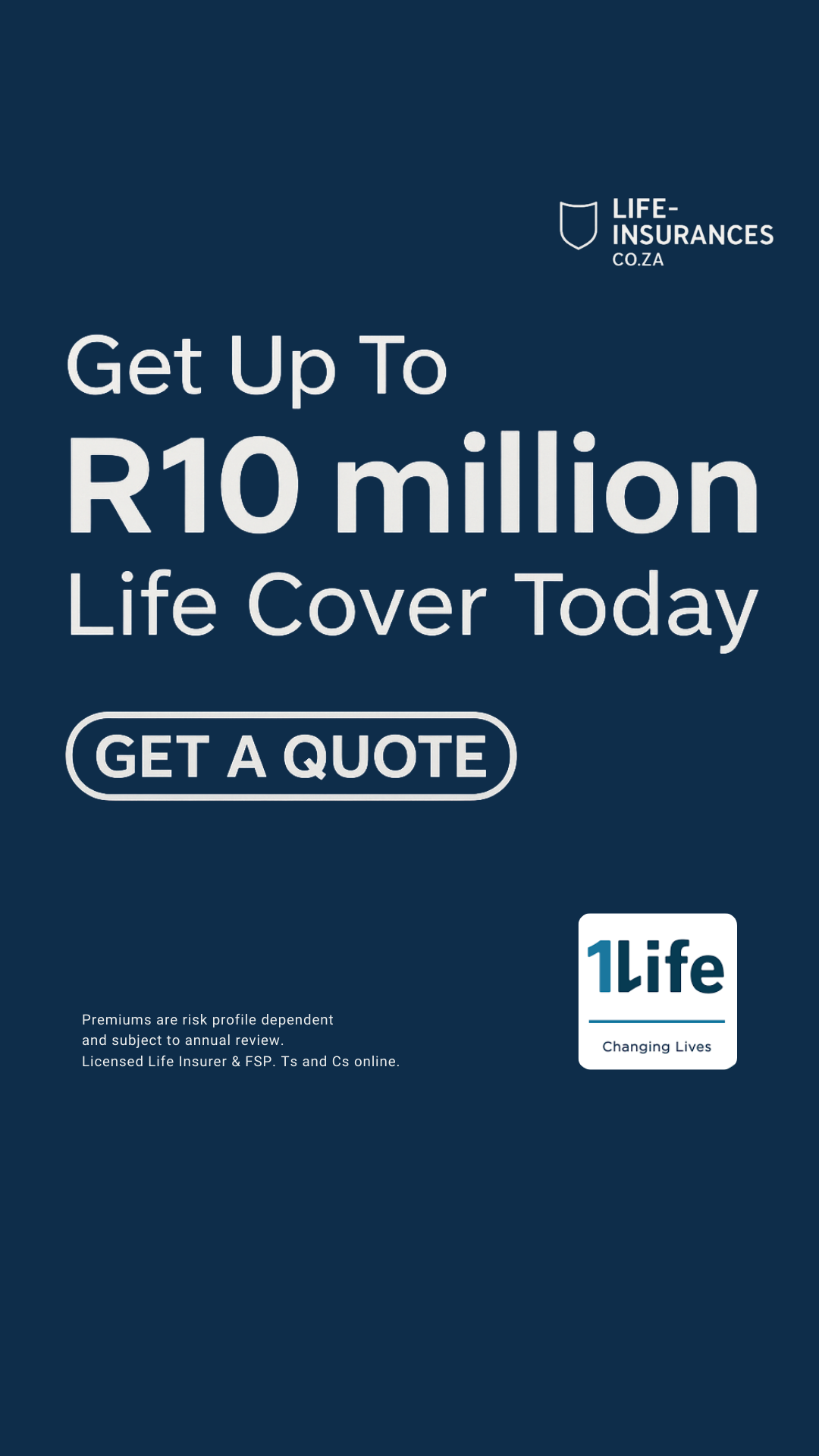 Life-insurance.co.za Facebook ad