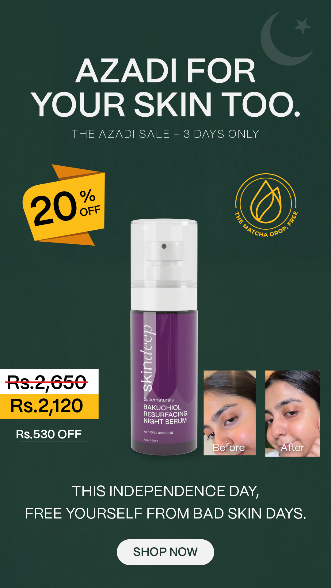 Skin Deep Facebook ad