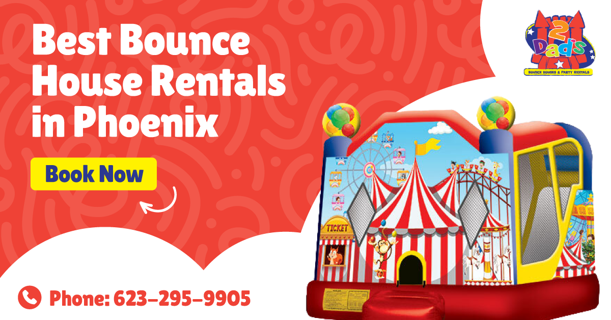 2 Dads Bounce Houses and Party Rentals LLC Facebook ad from Oct 23, 2025