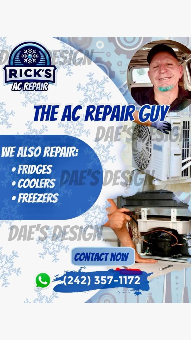 Rick's A/C Facebook ad: Whatsapp me