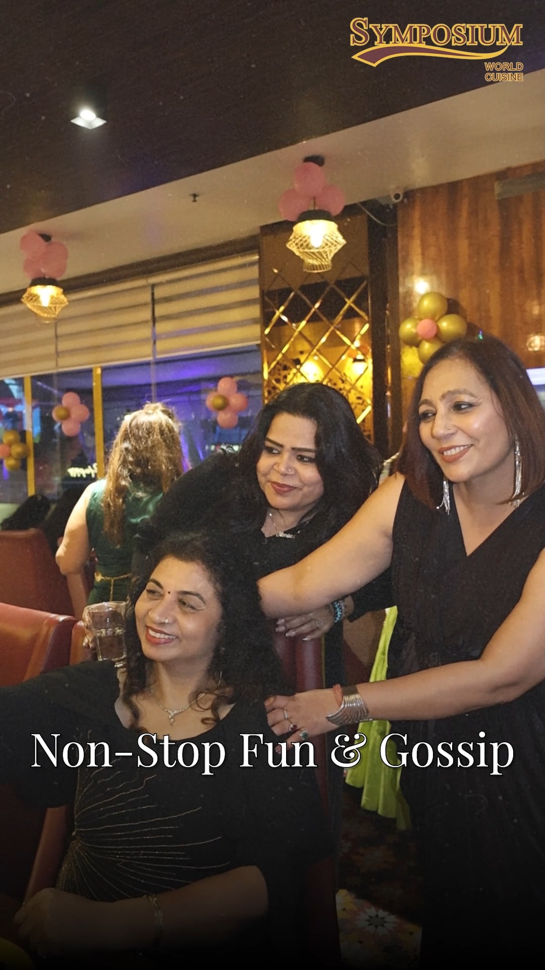 Symposium Word Cuisine Facebook ad: Good vibes, great company & non-stop masti