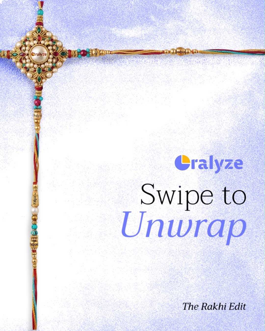 Oralyze Facebook ad: This Rakhi, gift them the little things that…