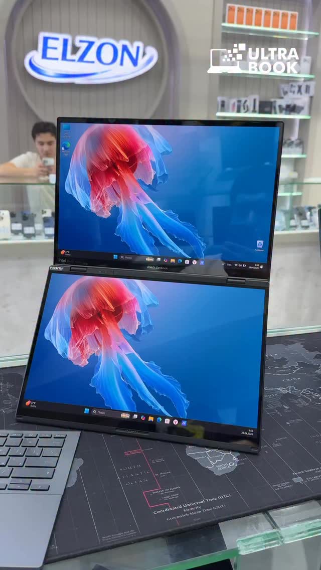 LapStore Facebook ad: Asus Zenbook DUO OLED UX8406CA-QL078W