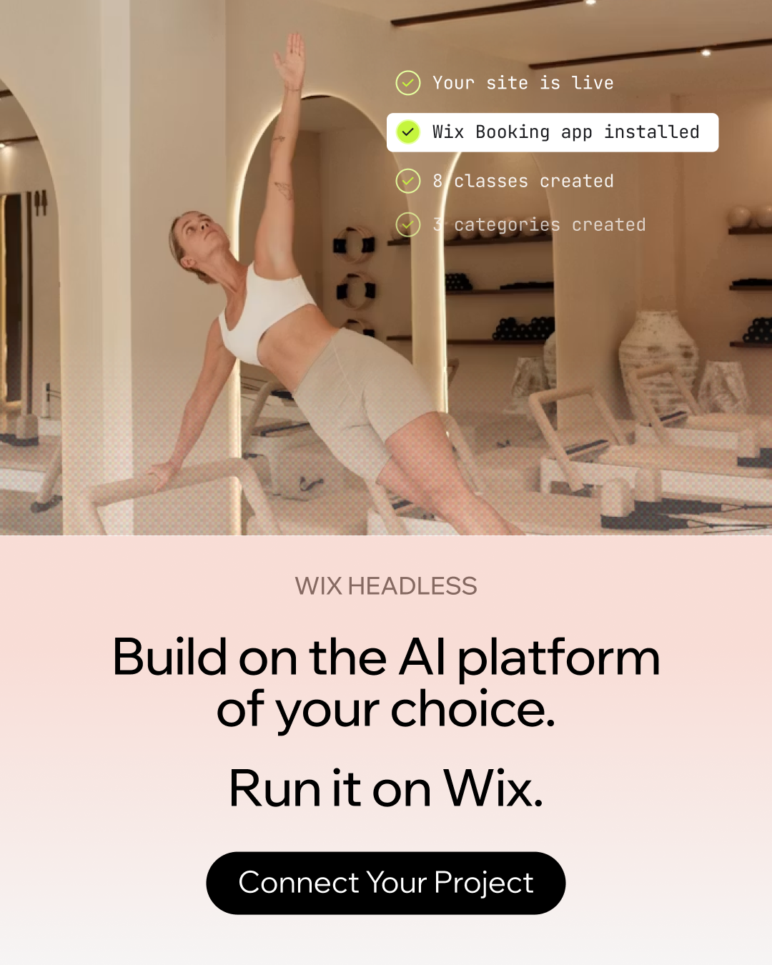 Wix Facebook ad