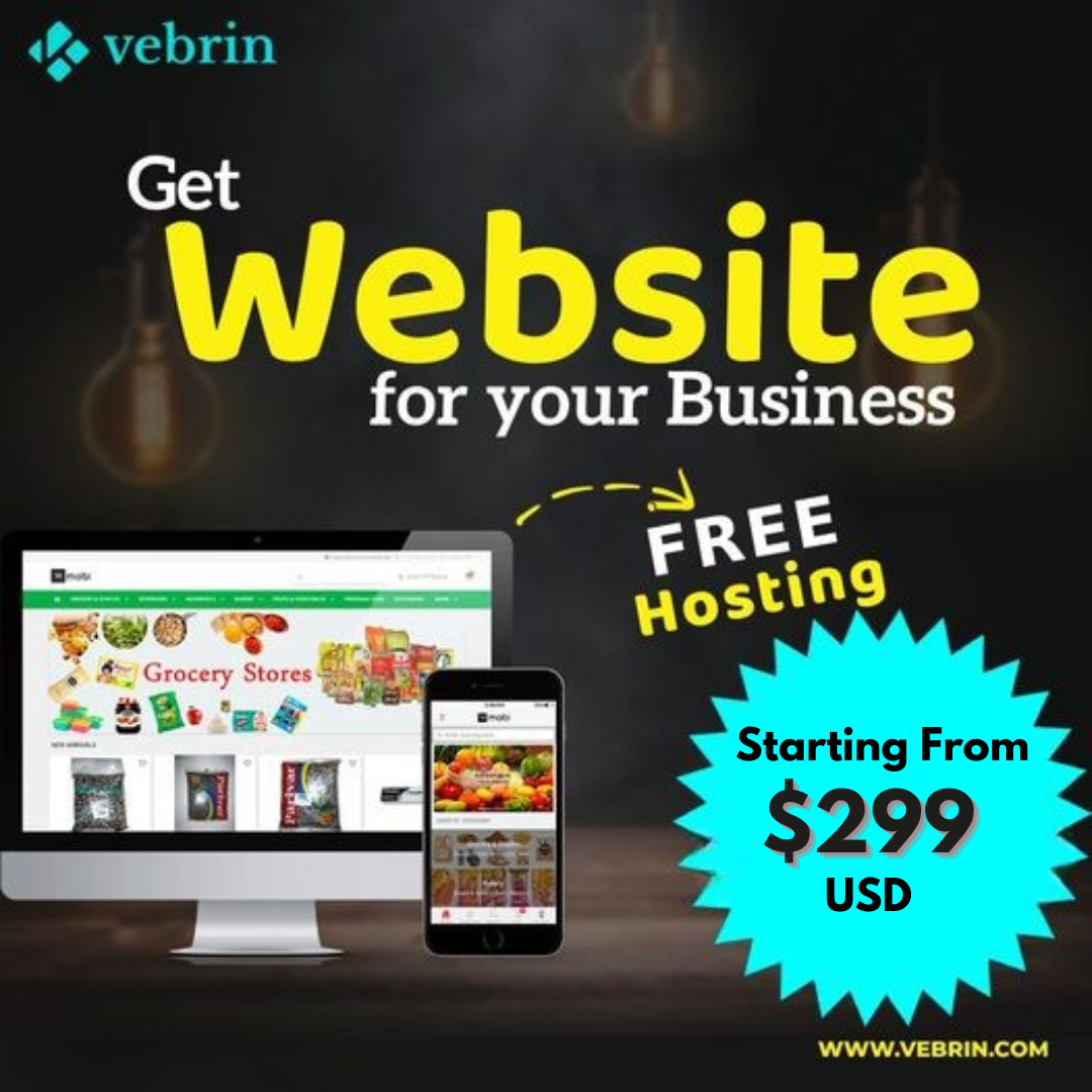 Vebrin Infotech Facebook ad: Get website for your business, starting from $299…