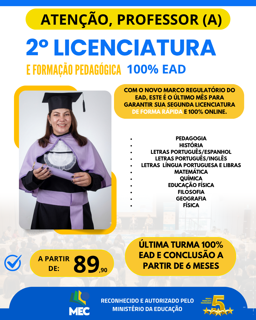 Bruno Batista Facebook ad: Seu aumento de salário vem com uma segunda licenciatura