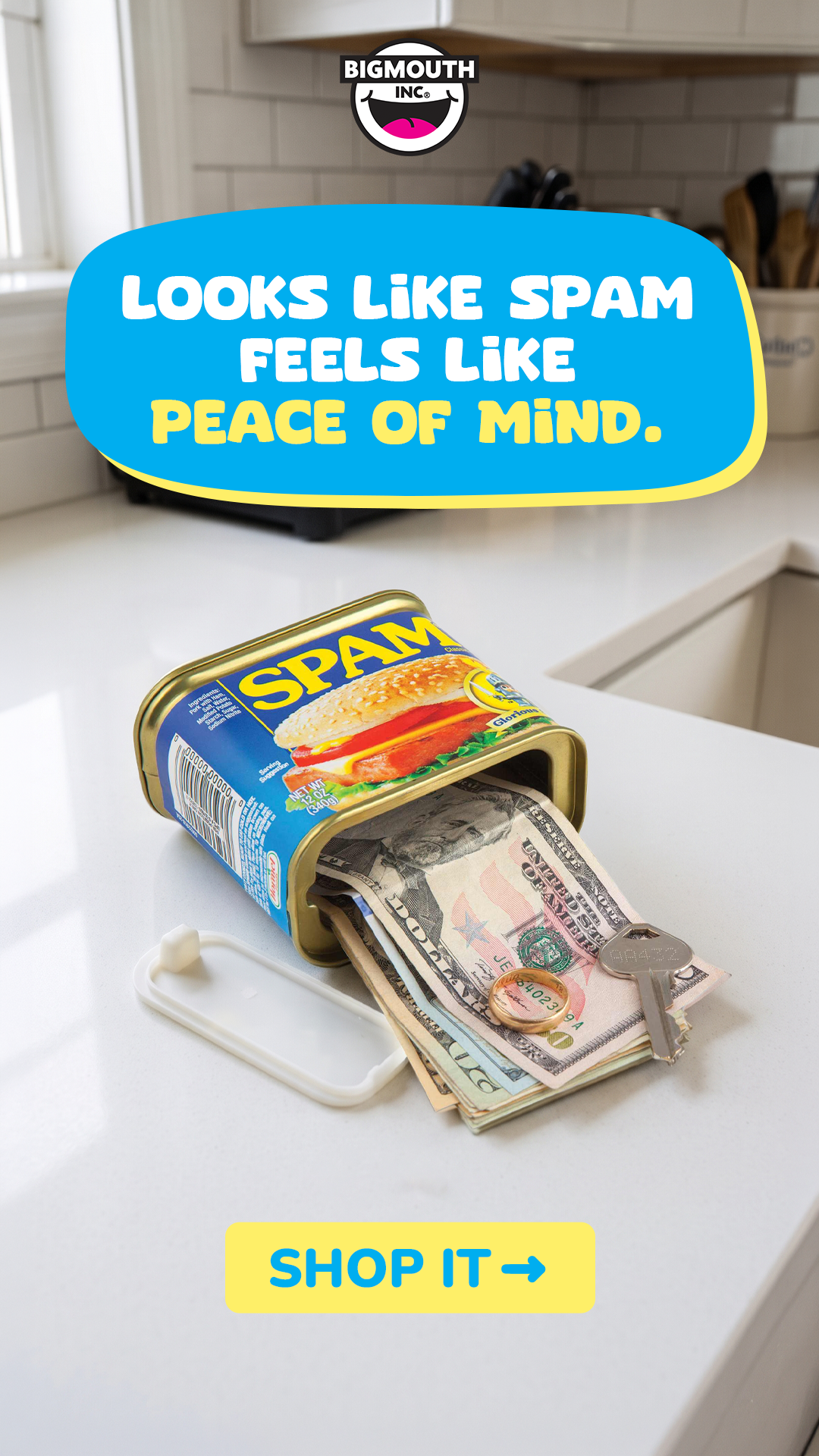 BigMouth Inc Facebook ad: Funny Mugs for the Comeback