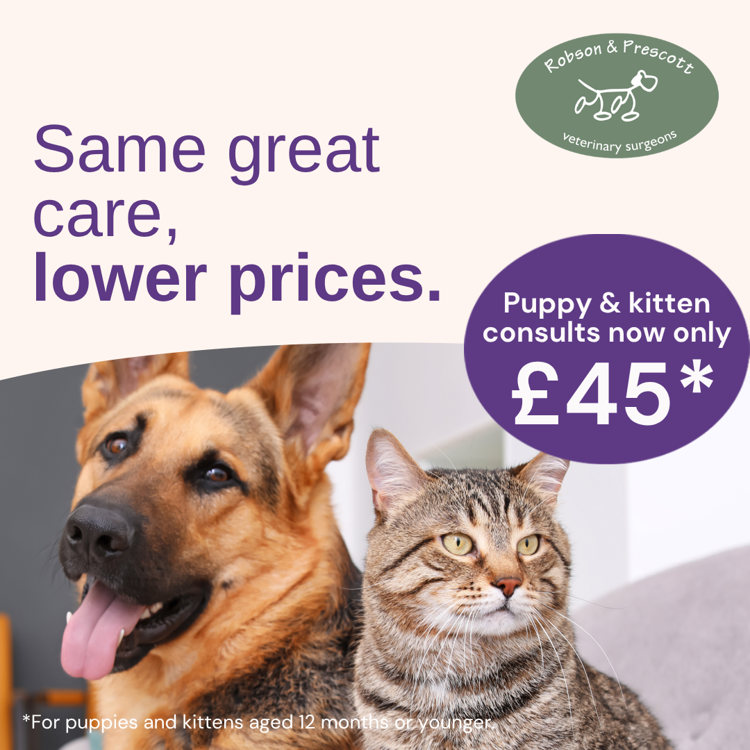 Robson & Prescott Vets Facebook ad from May 12, 2026