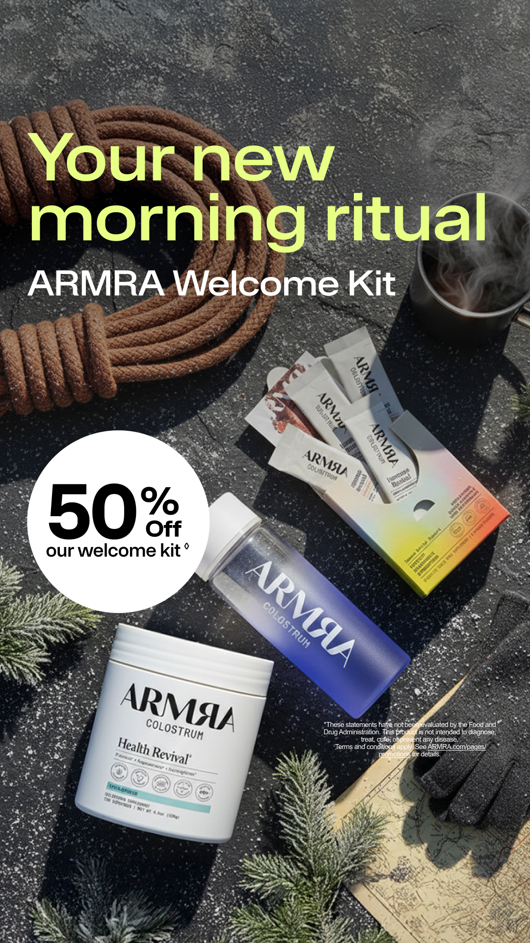 ARMRA Facebook ad