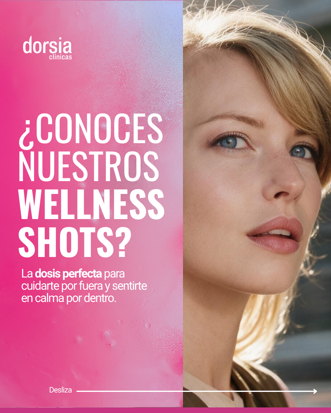 Clínicas Dorsia Facebook ad: La dosis perfecta para cuidarte por fuera y…