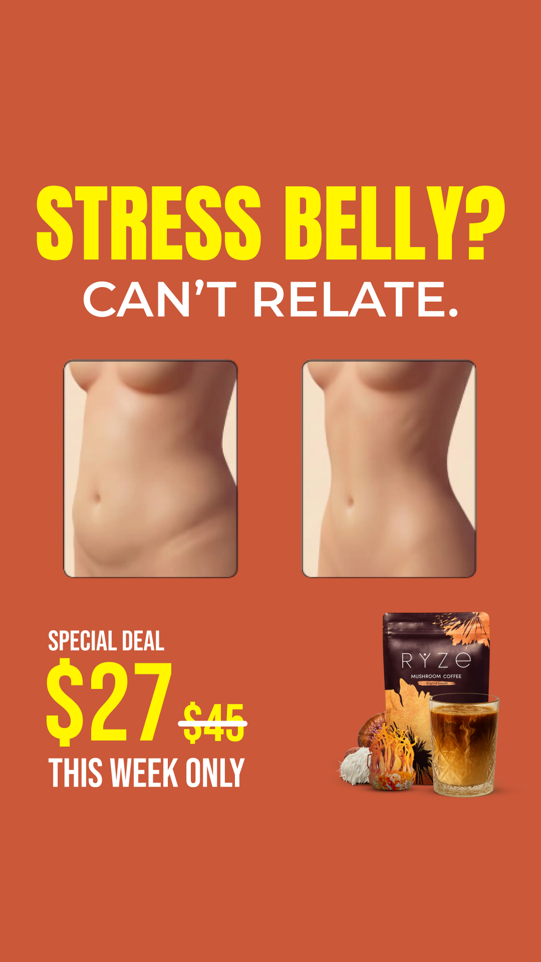 RYZE Superfoods Facebook ad