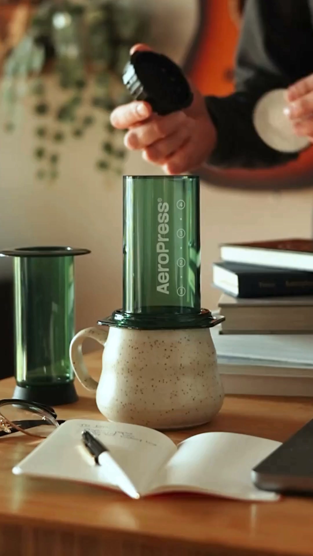 AeroPress Facebook ad: Made for College Life