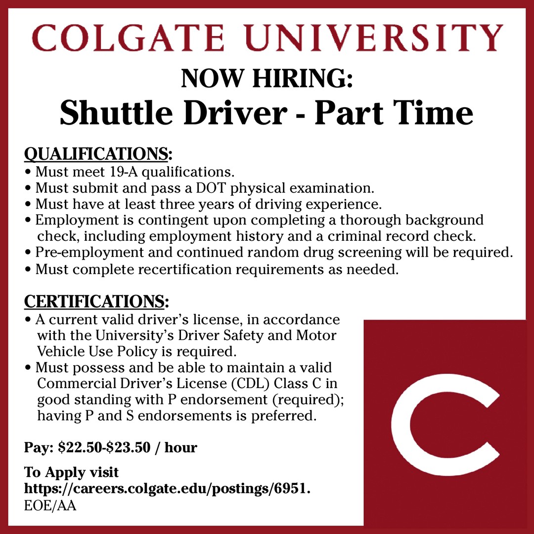 Pennysaver Facebook ad: Shuttle Driver