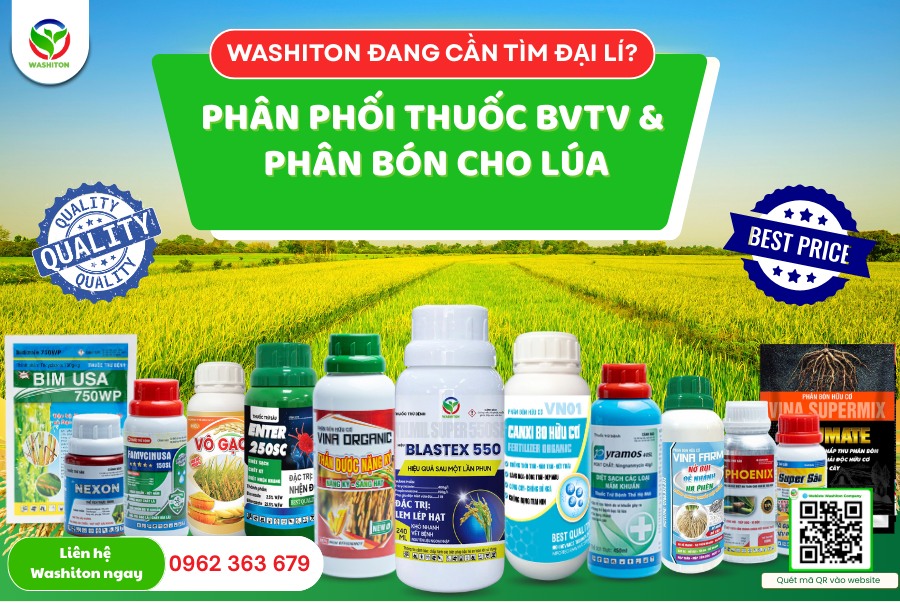 Washiton Company Facebook ad: WASHITON TÌM ĐẠI LÝ PHÂN PHỐI THUỐC BVTV…
