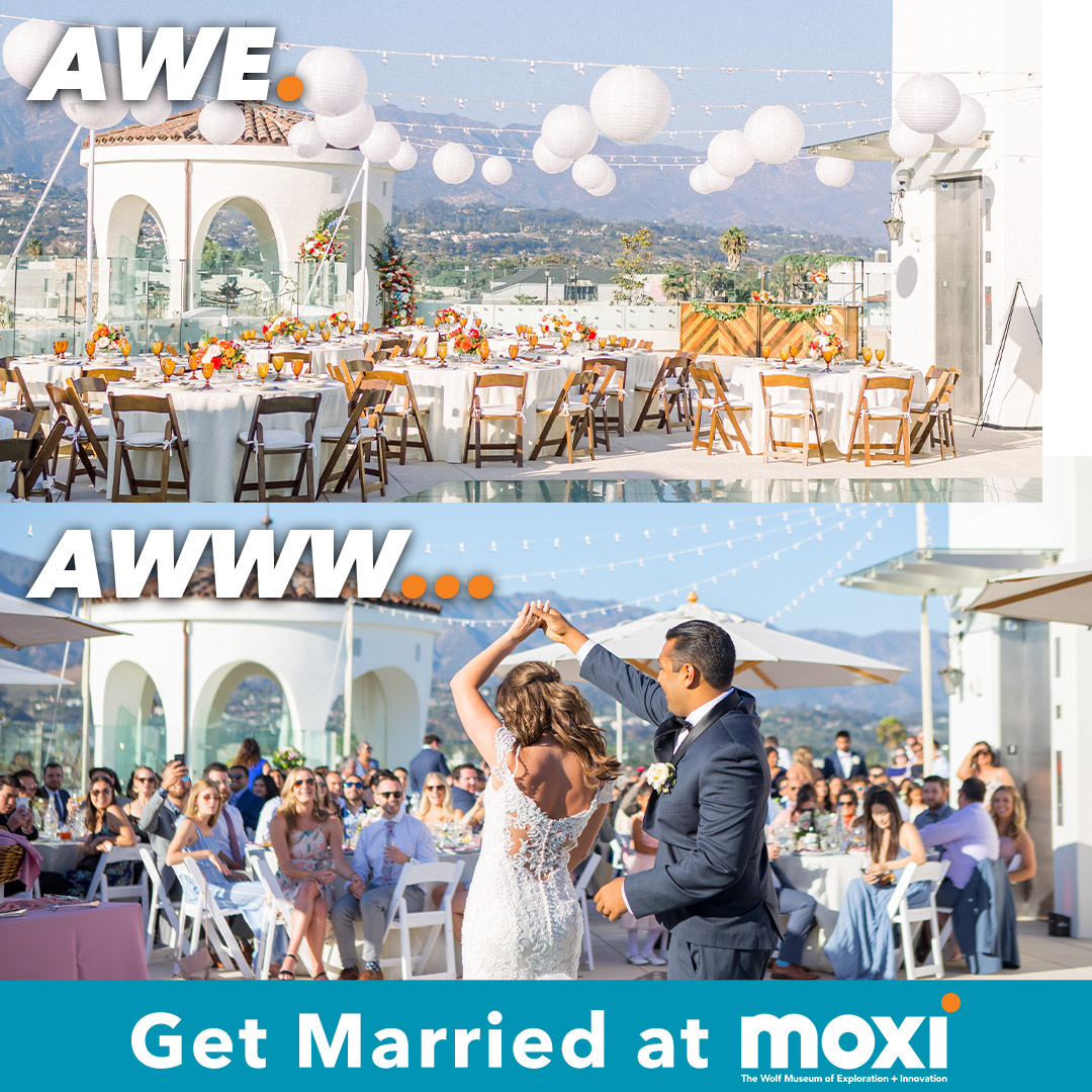 MOXI, The Wolf Museum of Exploration + Innovation Facebook ad: Say I do surrounded by science!