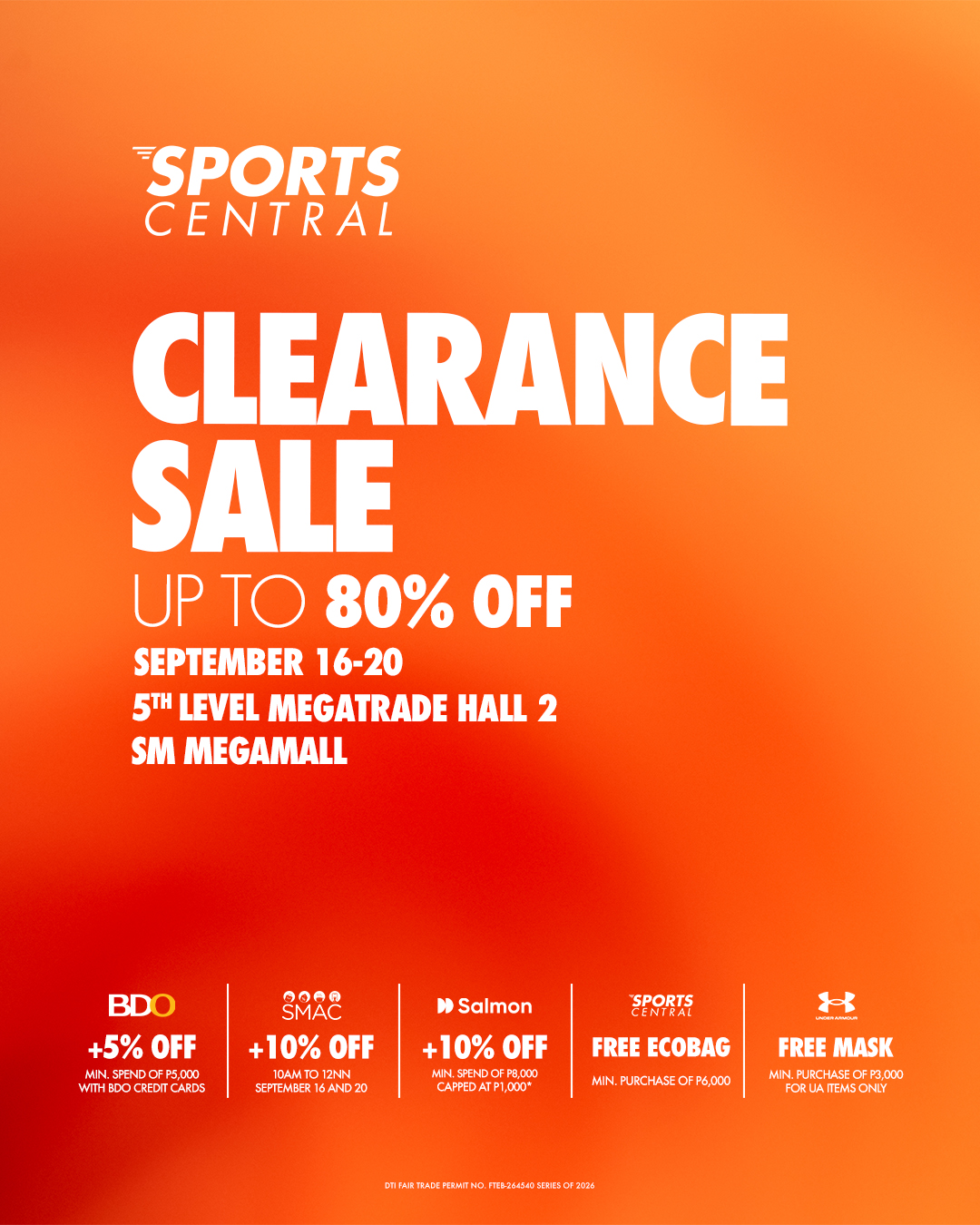 Sports Central Facebook ad