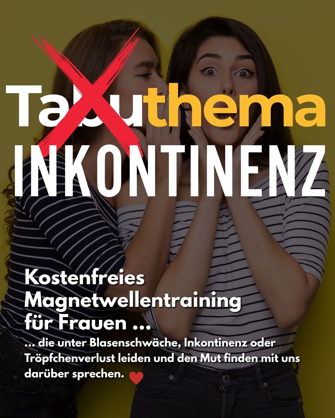 Beckenboden Behandlung Facebook ad