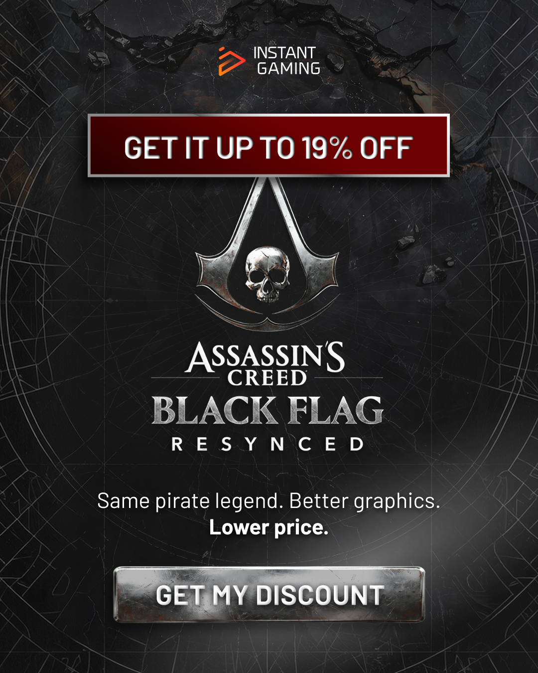 Instant Gaming Facebook ad from Jul 15, 2026