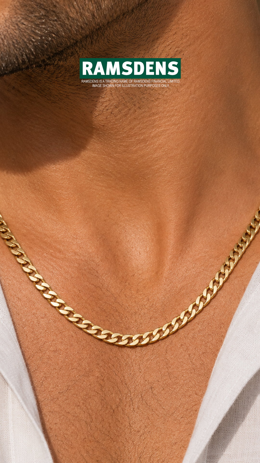RAMSDENS Facebook ad: Shop Men's Chains