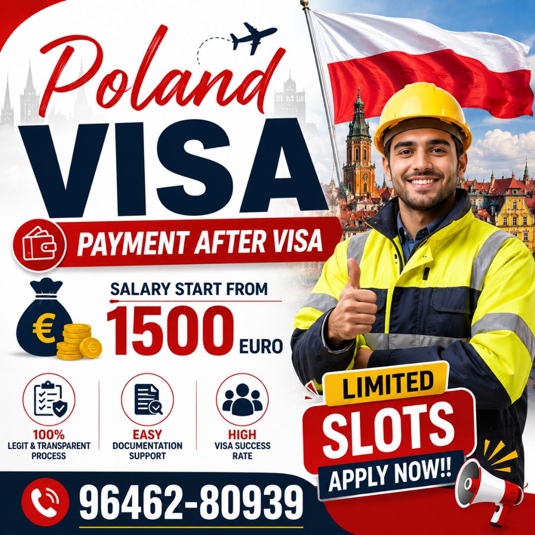 Evisa Facebook ad: Settle in Poland
