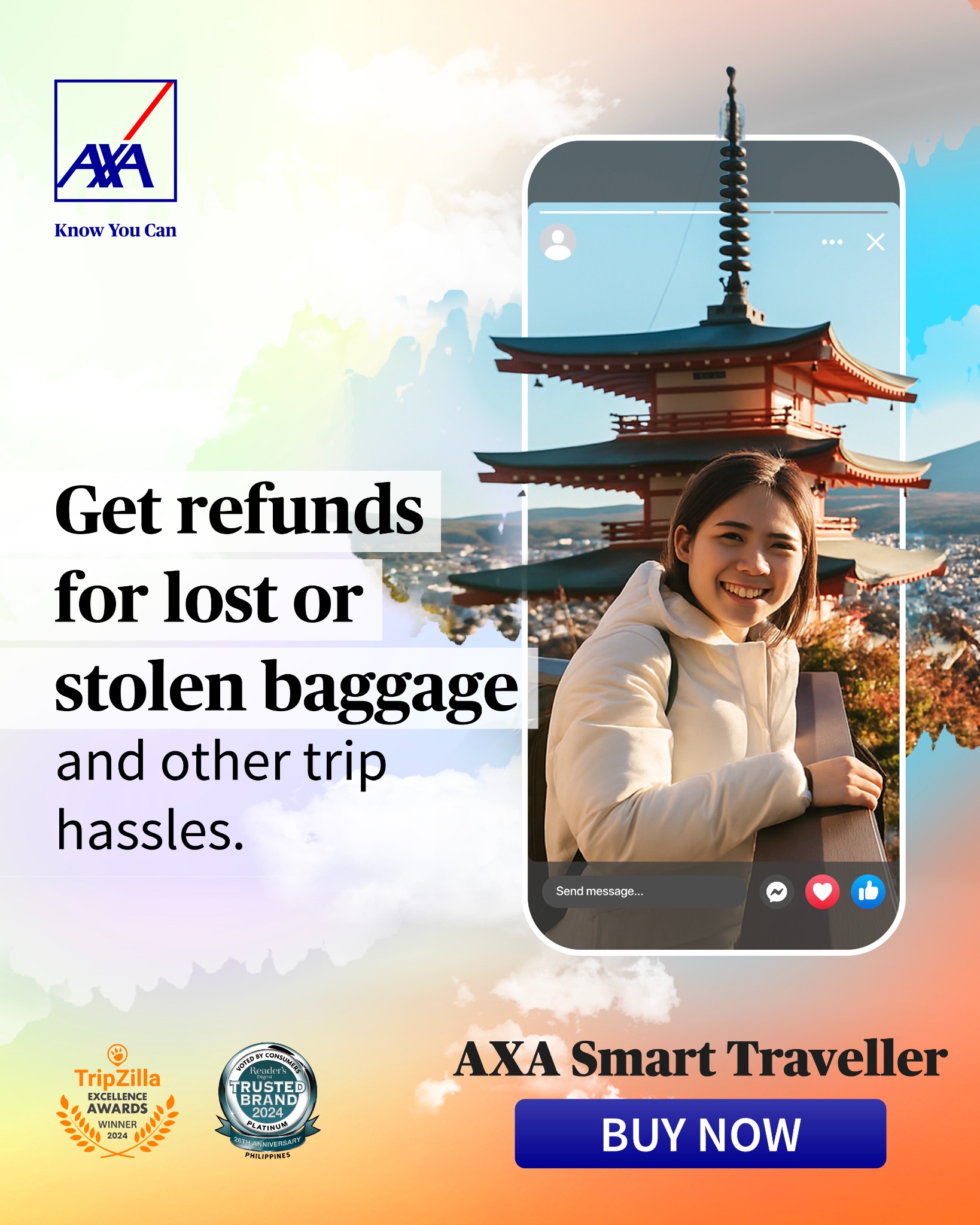 AXA Philippines Facebook ad
