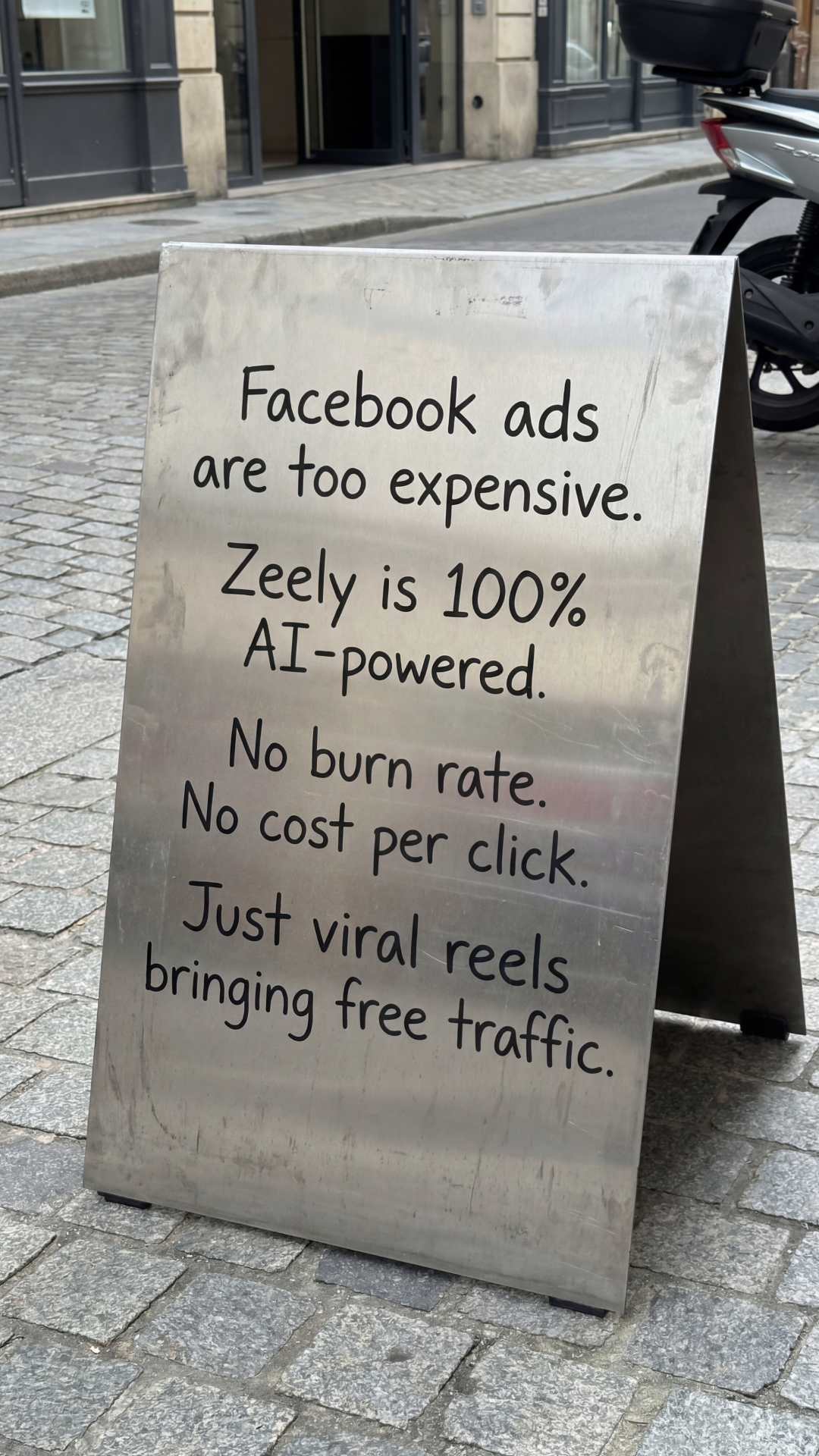 Zeely Facebook ad