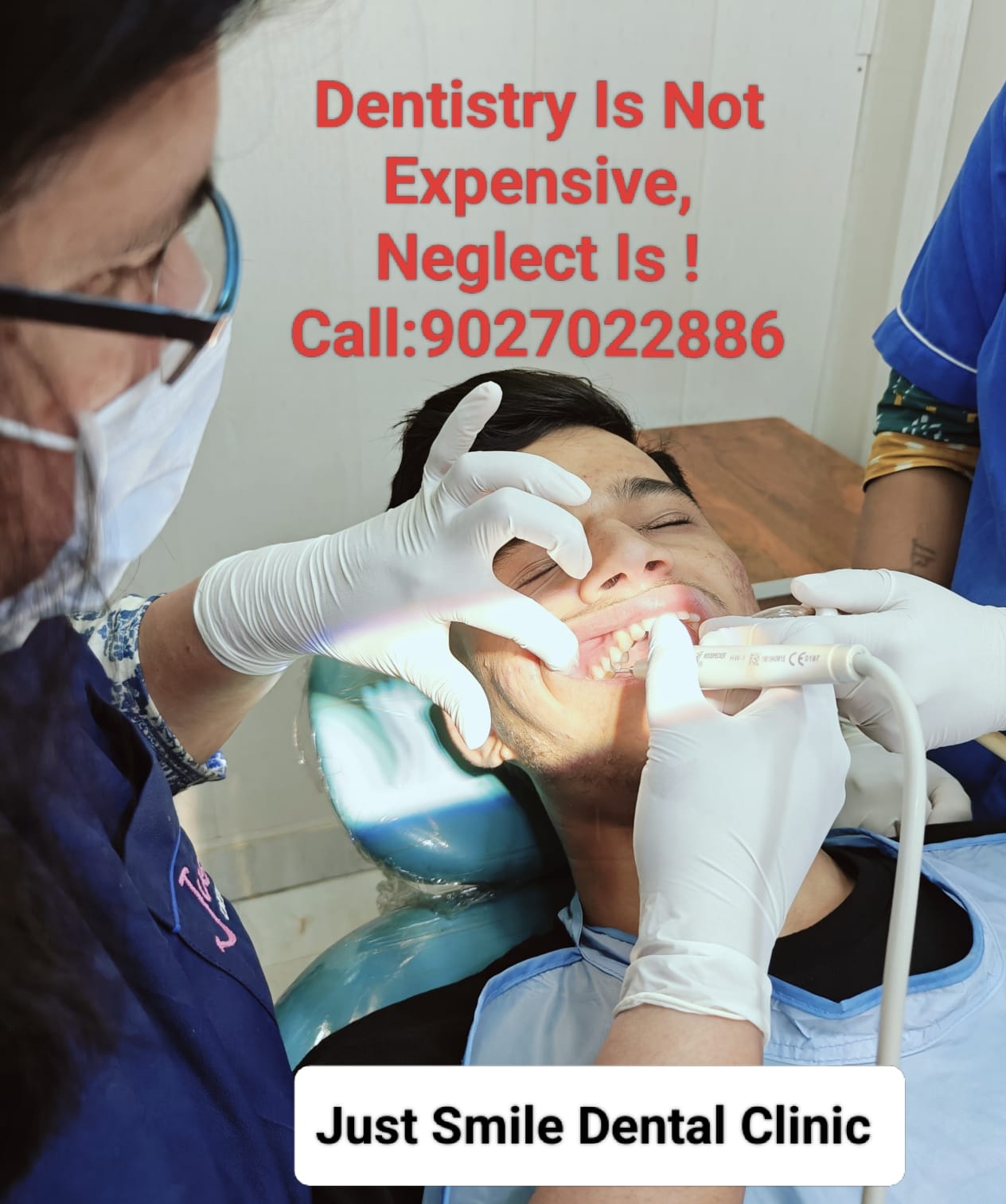 Just Smile Dental Clinic Dehradun Facebook ad: Best Dental clinic near by you Plz.