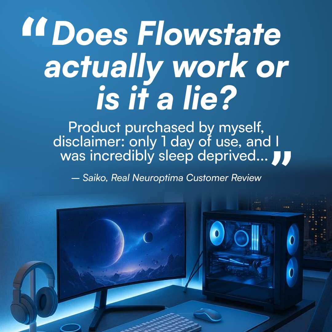 NEUROPTIMA Facebook ad: He didn't set out to like it.