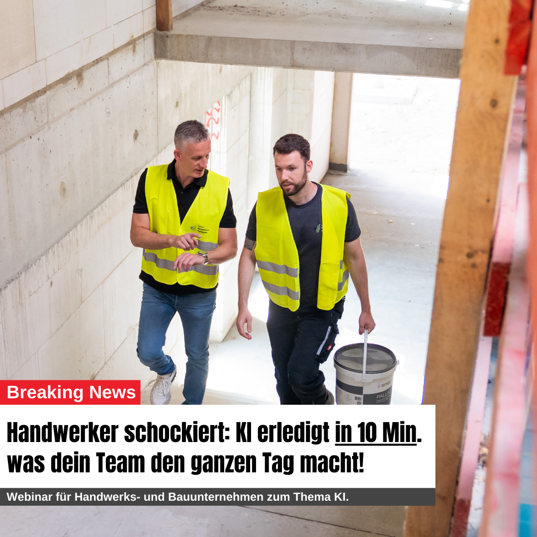 Institut Perspektive Handwerk Facebook ad: Webinar für Handwerker