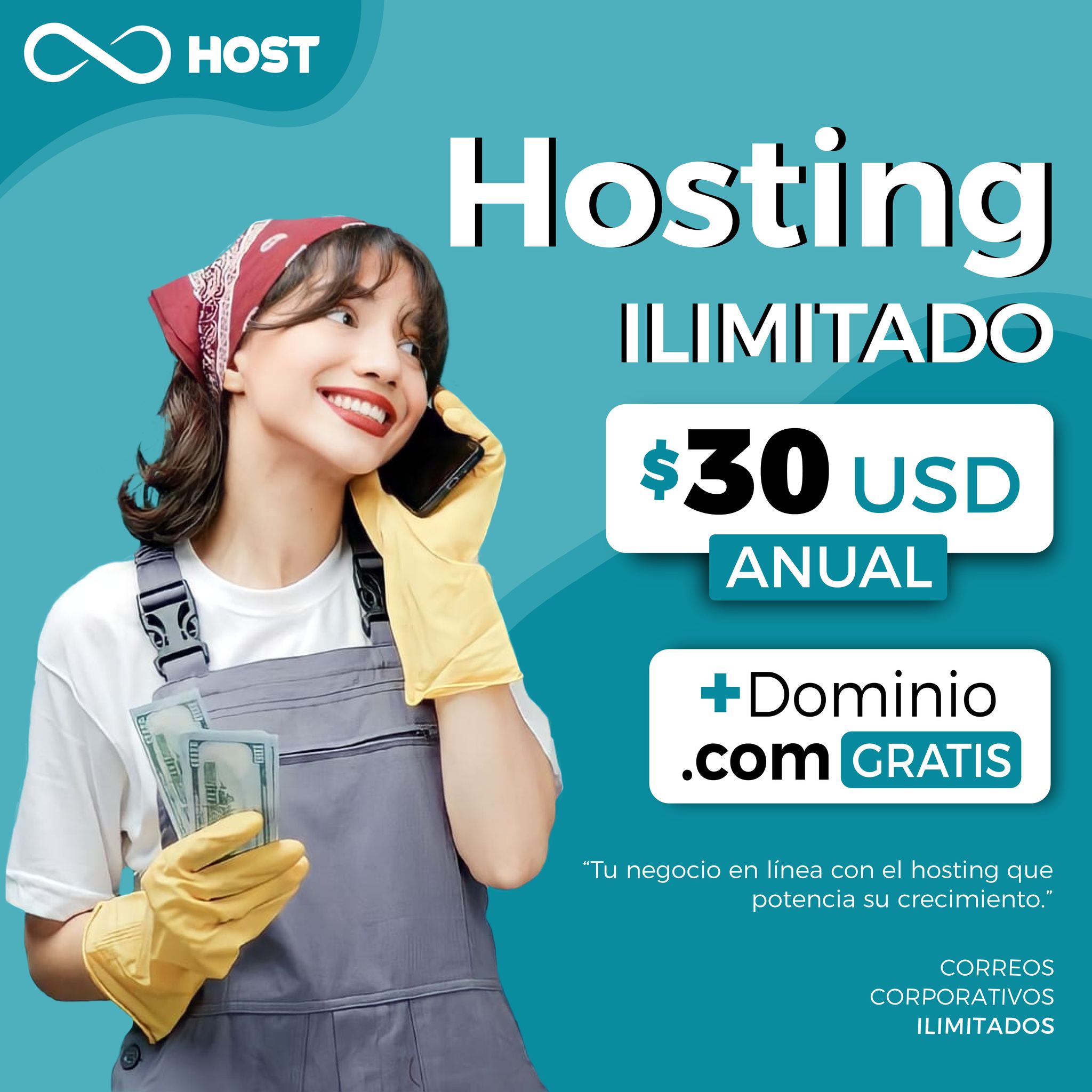 HOST Ecuador Facebook ad: Somos estables, somos SOPORTE, somos HOSTING!