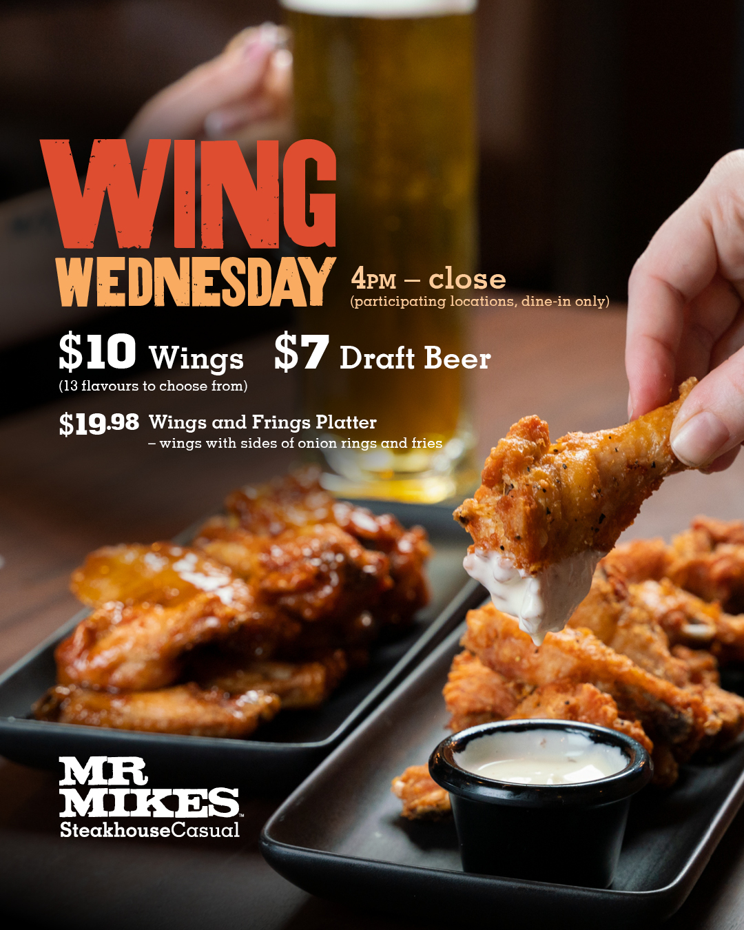 MR MIKES Kamloops Facebook ad: Chat with us