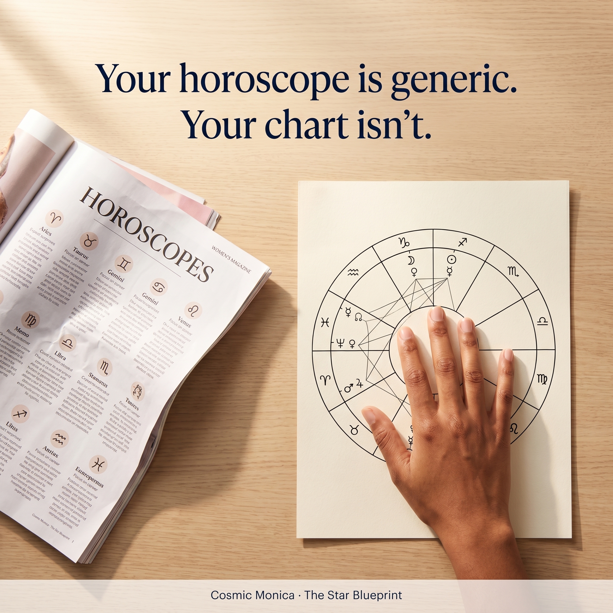 CosmicMonica Facebook ad