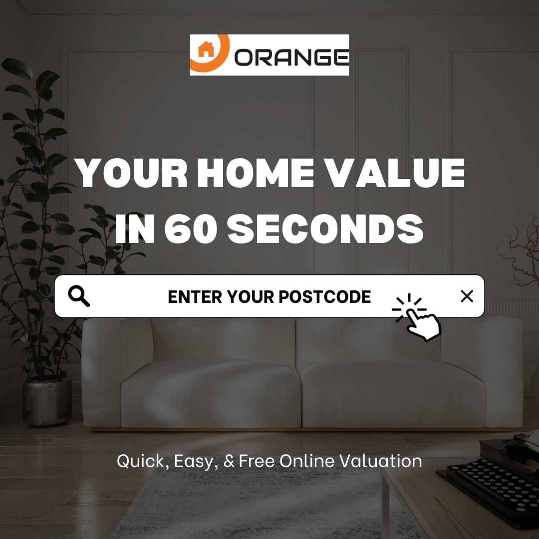 Orange Estate Agents Facebook ad: Online Property Valuation