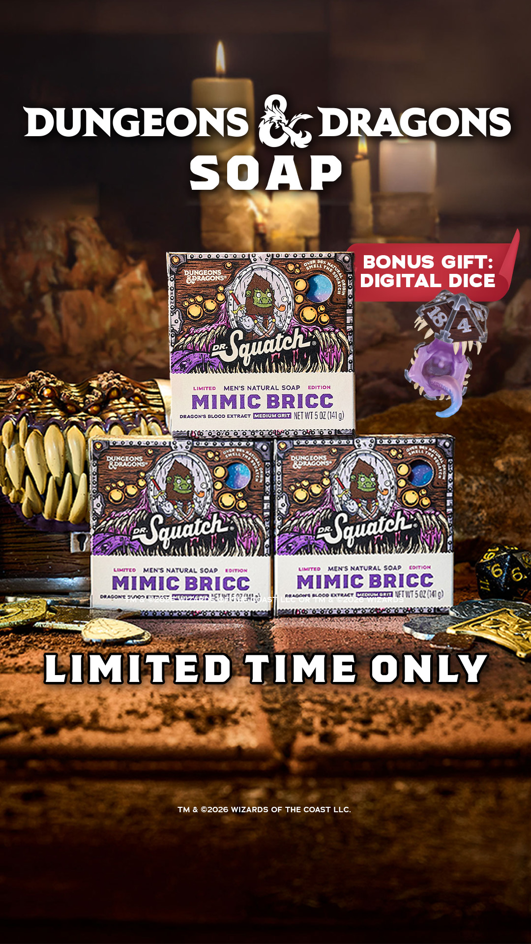 Dr. Squatch Facebook ad