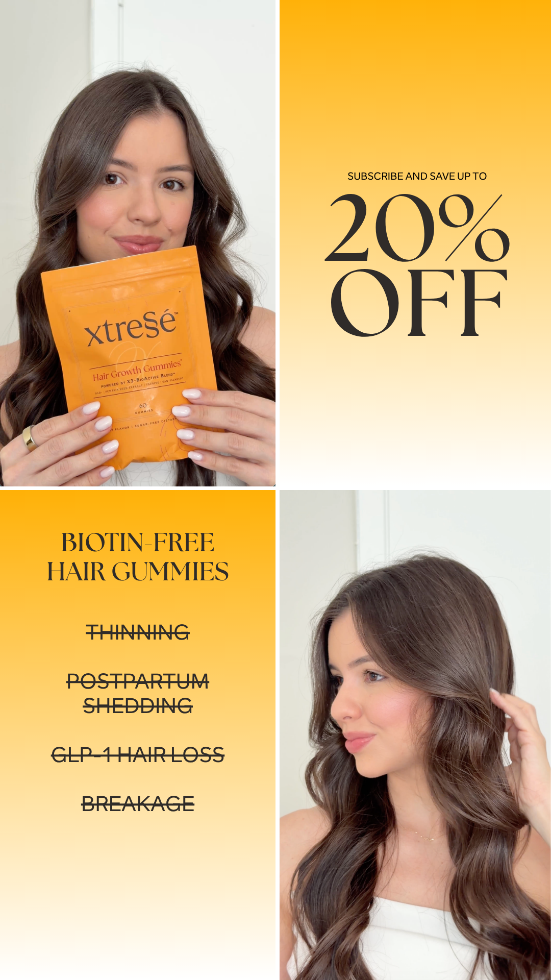 Xtressé Hair Growth Therapy Facebook ad